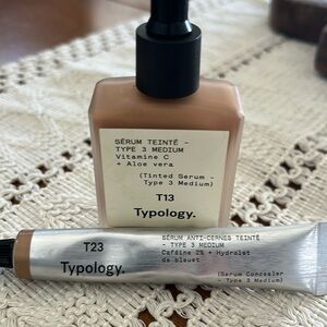 Typology tinted serum and serum concealer